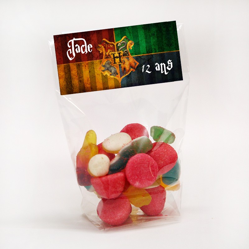 Sachet De Bonbon Harry Potter Personnalise Etiquette Bonbon Harry Potter Bonbon Harry Potter Sachet Bonbon Harry Potter