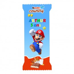 kinder country mario personnalisé