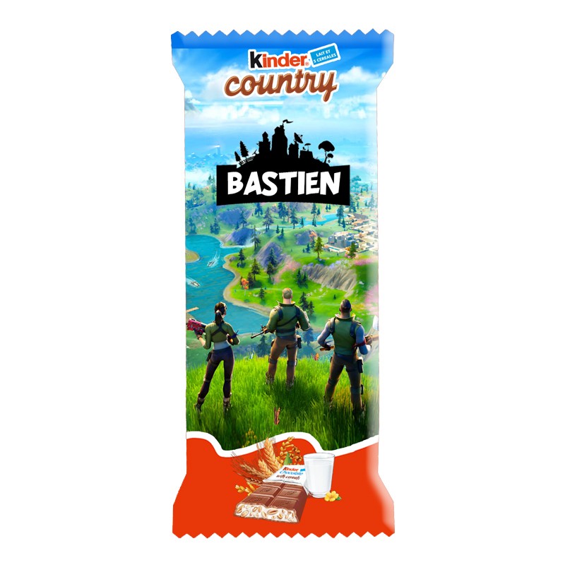 kinder country fortnite personnalisé