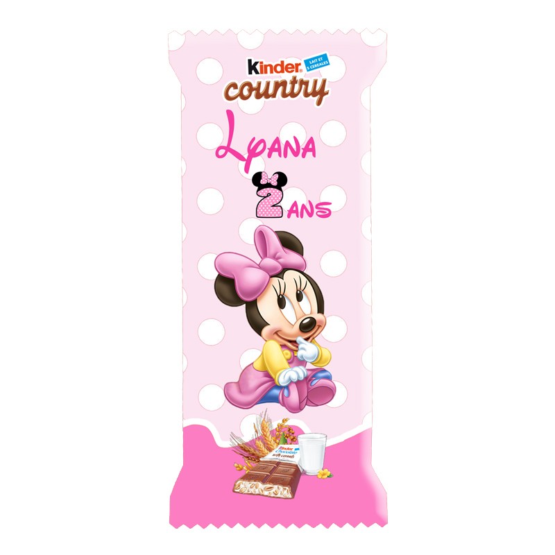 kinder country minnie personnalise