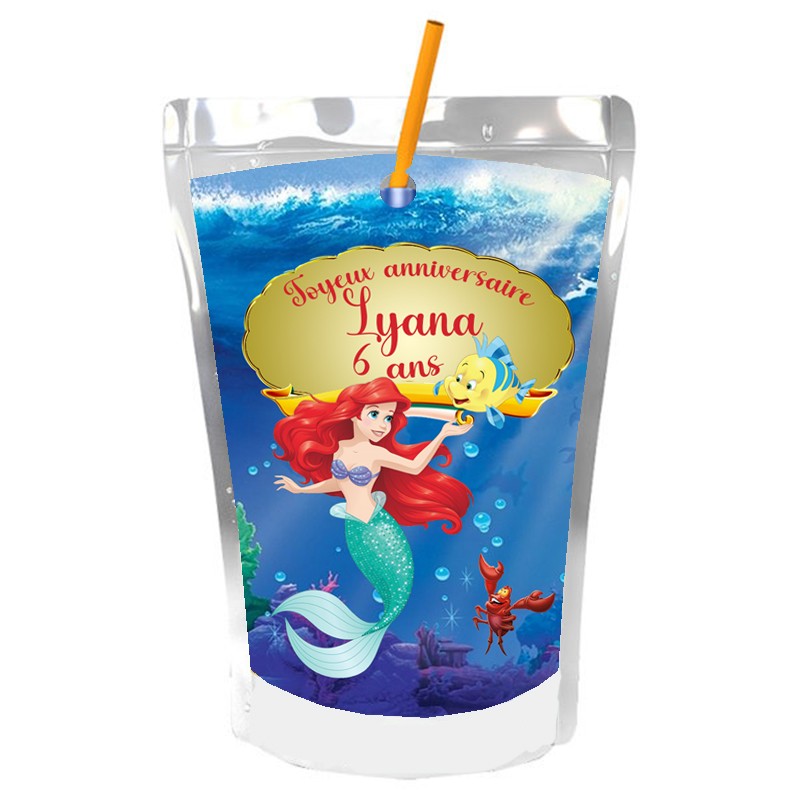 capri-sun ariel la petite sirène personnalise