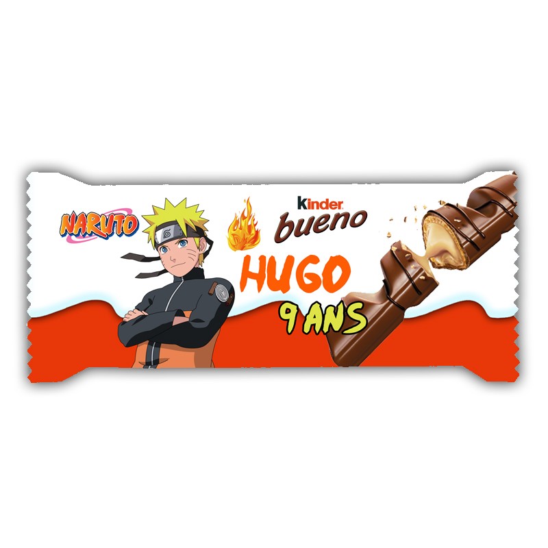 kinder bueno naruto personnalisé