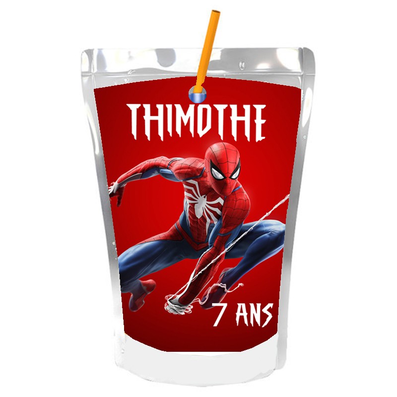 capri sun spiderman personnalisée