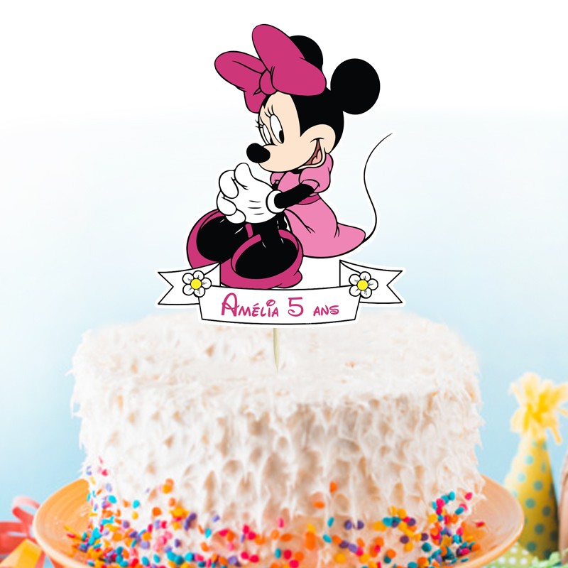 Gâteau décoration Disney unique personnalisé pour fille sur le thème de  Minnie Mouse à Istres - Frangine et chocolat