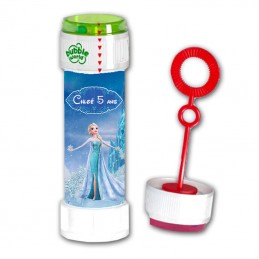 tube bulle savon reine des neiges personnalise