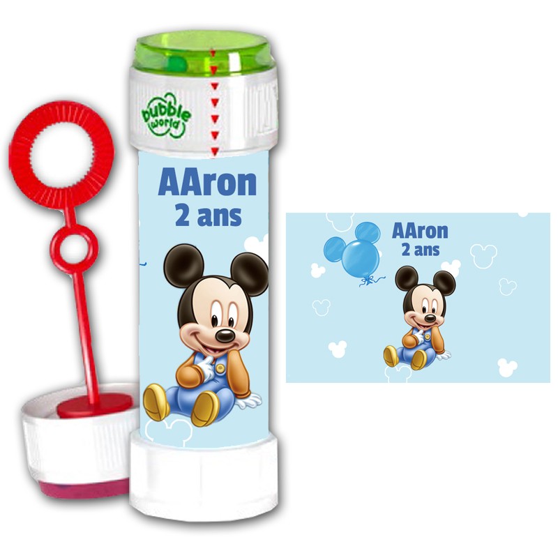 bulle savon mickey