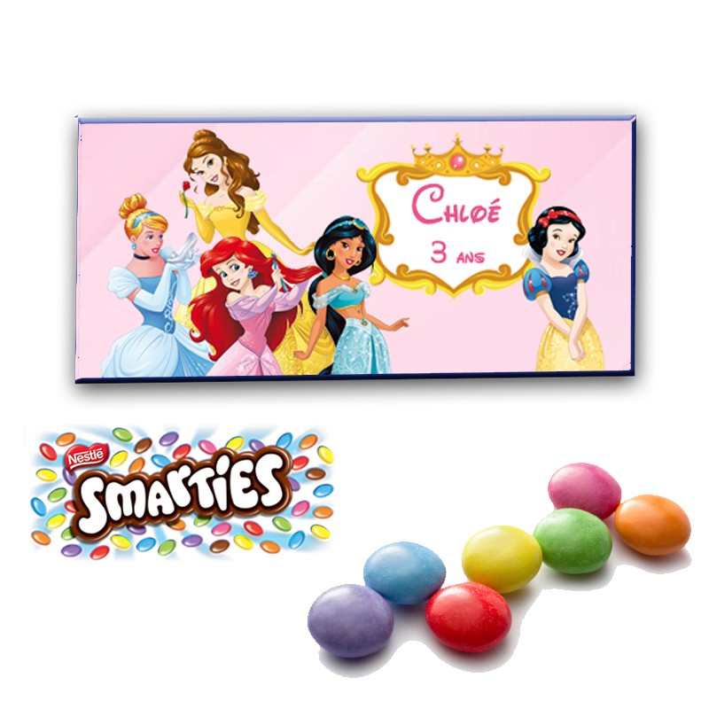 smarties princesse personnalise