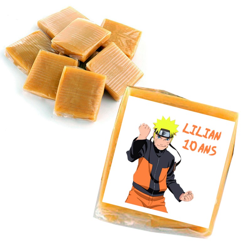 caramel naruto personnalisé