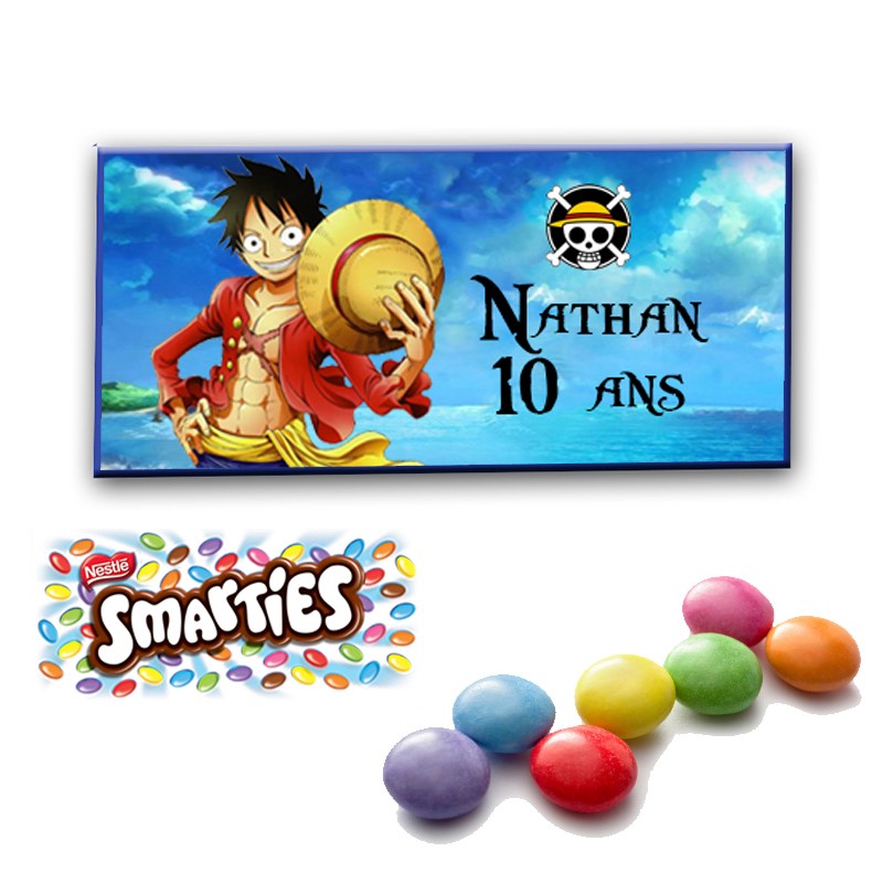 smarties one piece personnalisé