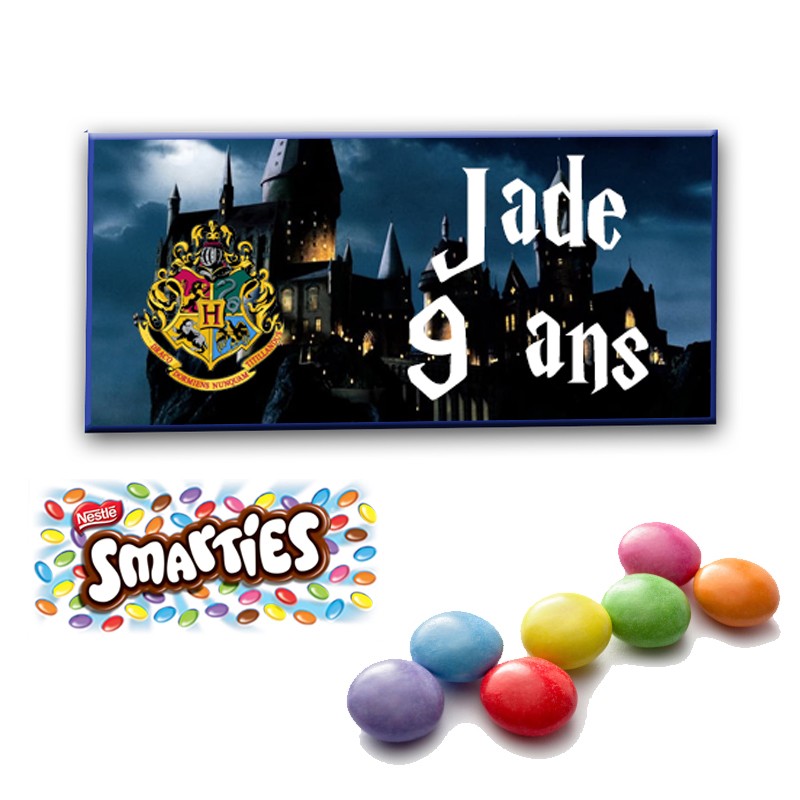 smarties harry potter personnalisé