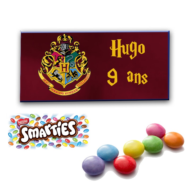 smarties harry potter personnalisé