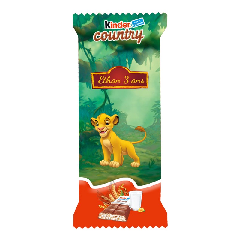 Kinder Country Le Roi Lion Personnalisé