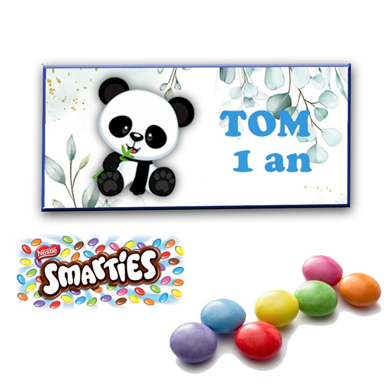 Smarties Personnalisé Panda