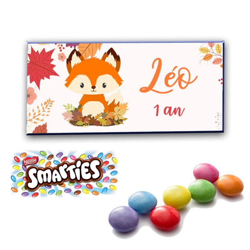 Smarties Personnalisé renard