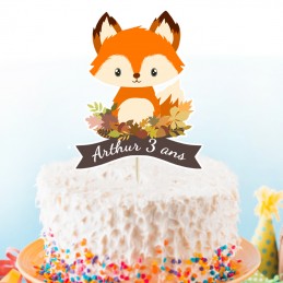 Decoration Gateau Renard