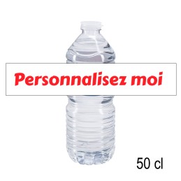 Etiquette bouteille d'eau x10