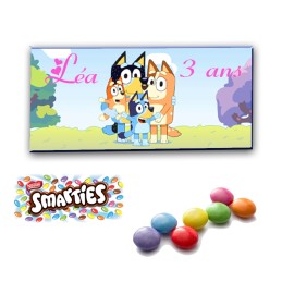 Smarties Bluey Personnalisé