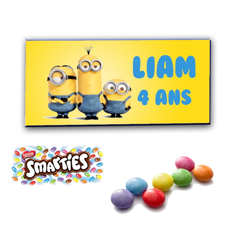 Smarties minions personnalisés