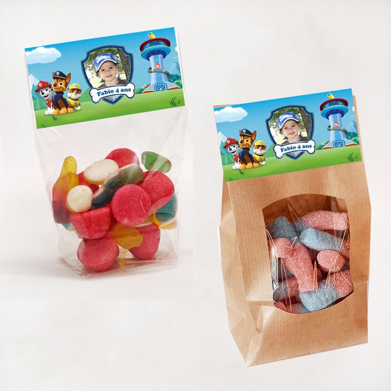 Sachet de bonbon Pat patrouille