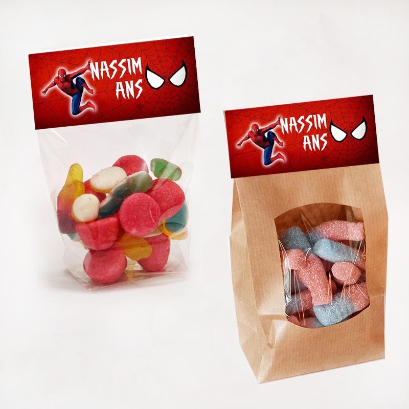 Sachet de bonbon Spiderman