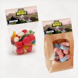 Sachet de bonbon personnalisé Fortnite