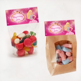 Sachet de bonbon personnalisé Barbie