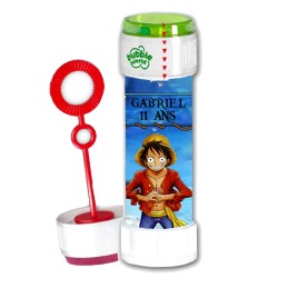 Tube bulle de savon One Piece personnalisé