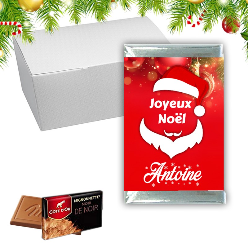 Chocolat noel personnalisé