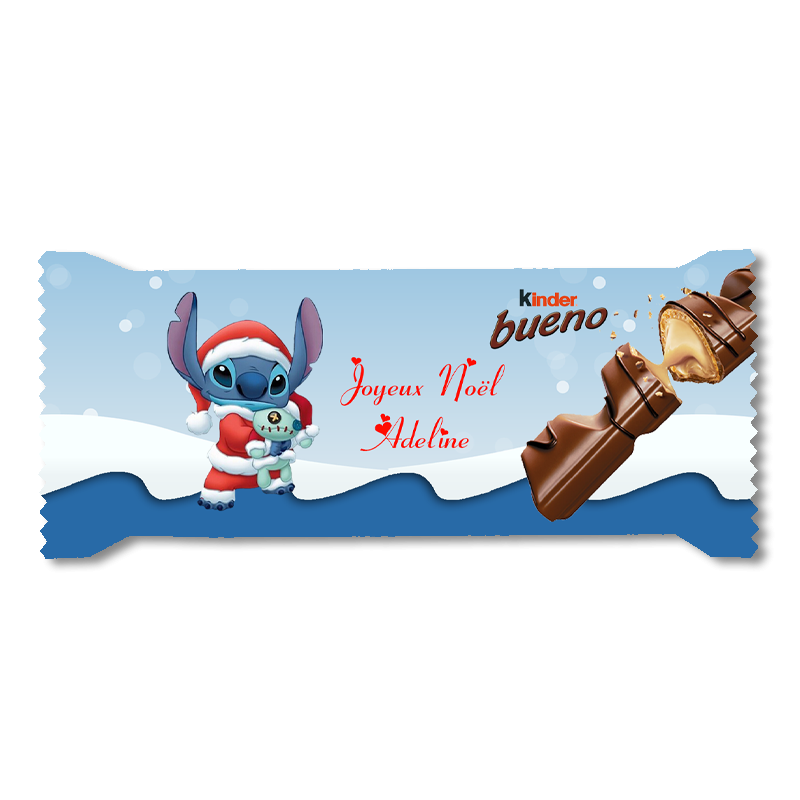 Kinder bueno personnalisé Stitch