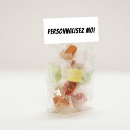 Sachet de nougat personnalisé