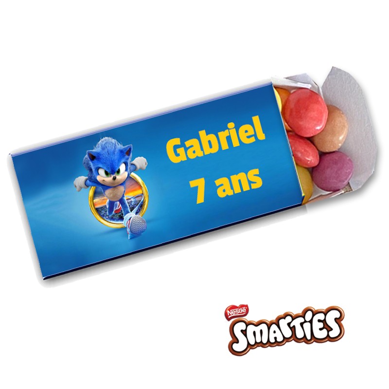 Smarties Sonic personnalisé