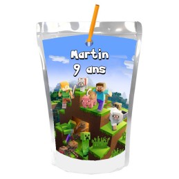 Caprisun personnalisé Minecraft