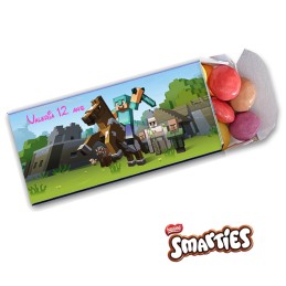 Smarties personnalisés Minecraft